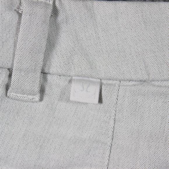 Lululemon Chino Shorts Mens 34 Light Gray Commission/ABC 9" Inseam - Picture 4 of 6